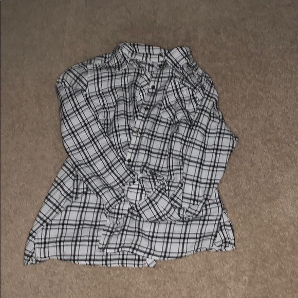 sonoma white and black flannel - Picture 1 of 2